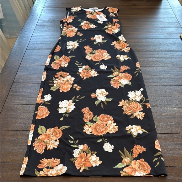 We Wore What Muscle Tank Midi Dress Size Medium - Picture 3 of 11